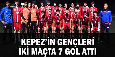 Kepez’in gençleri iki maçta 7 gol attı