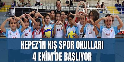 Kepez’in kış spor okulları 4 Ekim’de başlıyor