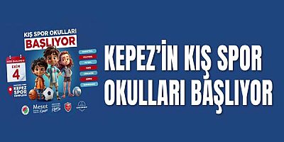 Kepez’in Kış Spor Okulları başlıyor