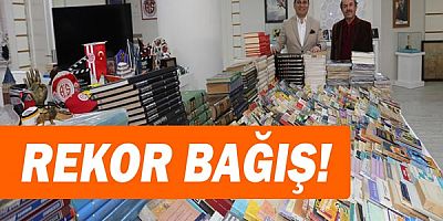 Kepez’in kitap bağış kampanyasına rekor bağış