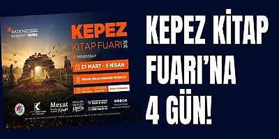 Kepez Kitap Fuarı’na 4 gün!
