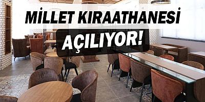 Kepez Millet Kıraathanesi açılıyor