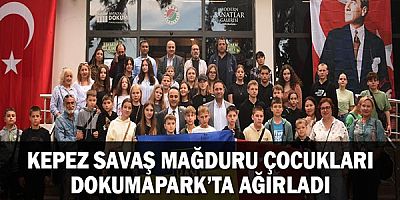Kepez savaş mağduru çocukları DokumaPark’ta ağırladı