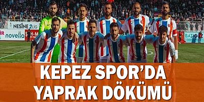 Kepez Spor'da  yaprak dökümü!