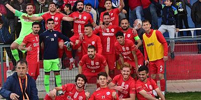 Kepezspor'un galibiyet sevinci
