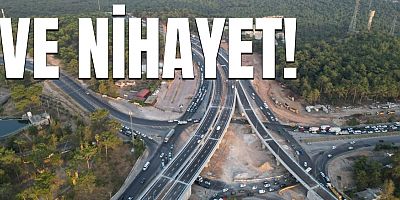 Kepezüstü kavşağı açıldı.