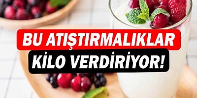 Kilo vermeye yardımcı atıştırmalıklar