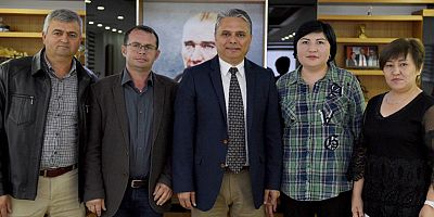 Kırgız derneğinden Ümit Uysal'a ziyaret