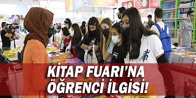 Kitap Fuarı’na öğrenci ilgisi!
