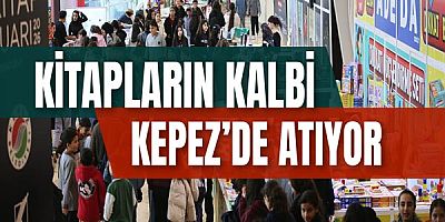Kitapların Kalbi Kepez’de Atıyor