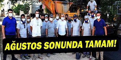 Kızılarık, ağustos sonunda tamam
