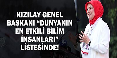 Kızılay Genel Başkanı “Dünyanın En Etkili Bilim İnsanları” Listesinde