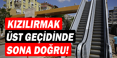 Kızılırmak Caddesi üst geçidinde sona doğru