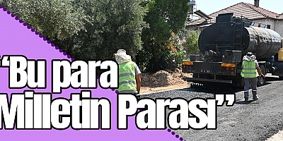 Kocagöz, “Bu para milletin parası”
