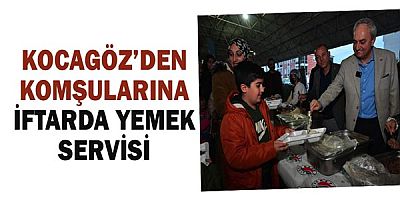 Kocagöz’den komşularına iftarda yemek servisi