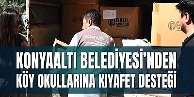 Konyaaltı Belediyesi’nden Köy Okullarına Kıyafet Desteği