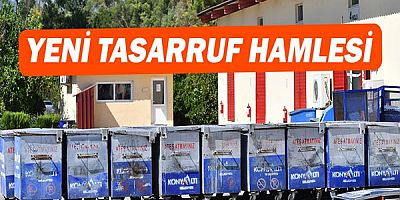 Konyaaltı Belediyesi’nden yeni tasarruf hamlesi