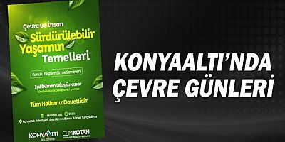 Konyaaltı'nda çevre günleri