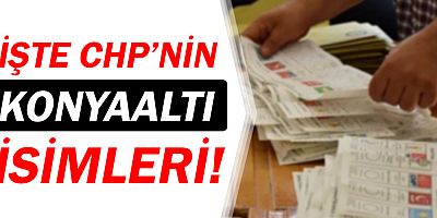 Konyaaltı'nda CHP eğilim yoklaması sonuçları...