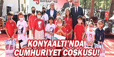 Konyaaltı’nda Cumhuriyet coşkusu!
