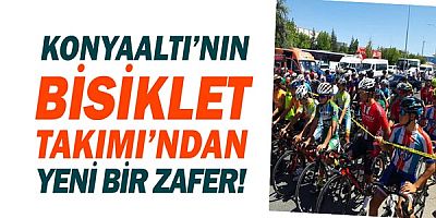 Konyaaltı’nın Bisiklet Takımı’ndan yeni bir zafer