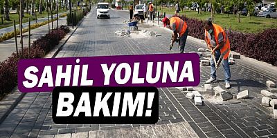 Konyaaltı Sahil Yolu’na bakım 