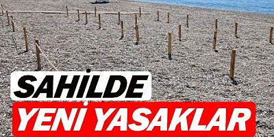 Konyaaltı sahilinde yeni uygulama...