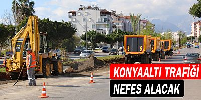 Konyaaltı trafiği nefes alacak