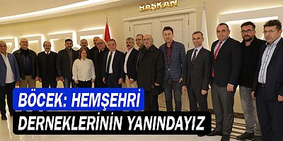 Konyalılar ve Karadenizliler Derneklerinden Başkan Böcek’e ziyaret