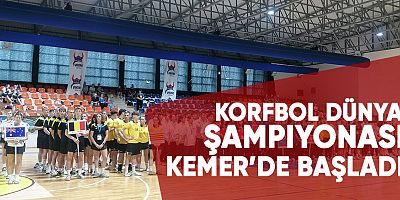 Korfbol Dünya Şampiyonası Kemer’de başladı