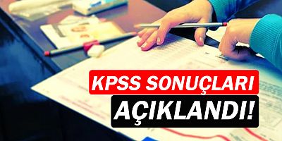 KPSS A Grubu ve Öğretmenlik Sınavı Sonuçları açıklandı!