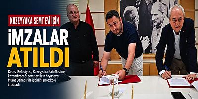 Kuzeyyaka semt evi için imzalar atıldı