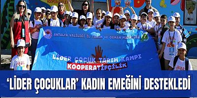 ‘Lider Çocuklar’ kadın emeğini destekledi