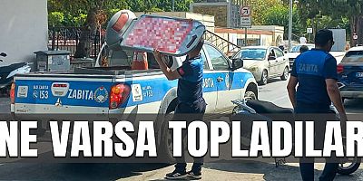 Manavgat’ta ne varsa topladılar.