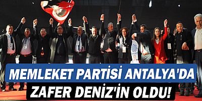 Memleket Partisi Antalya'da zafer Ramazan Deniz'in oldu!