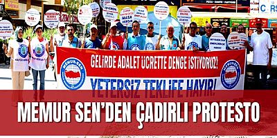 Memur Sen’den Çadırlı protesto