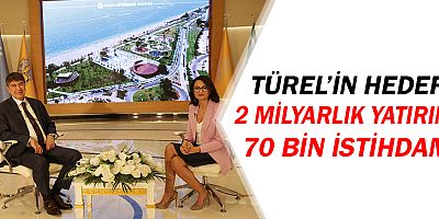 Menderes Türel, hedeflerini açıkladı!