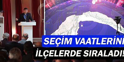 Menderes Türel, ilçelerde vaatlerini sıraladı!