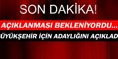 Menderes Türel'in adaylığı duyuruldu!