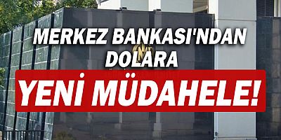 Merkez Bankası'ndan dolara yeni müdahele!