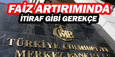 Merkez Bankası politika faizini yüzde 10.25 seviyesine çıkardı, nedenini açıkladı.