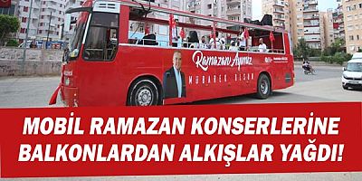 Mobil Ramazan Konserlerine balkonlardan alkışlar yağdı