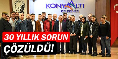 Muhittin Böcek: 30 yıllık sorunu çözdük