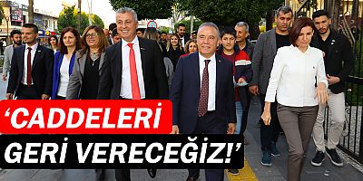 Muhittin Böcek: Caddeleri geri vereceğiz!