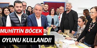 Muhittin Böcek, oyunu kullandı