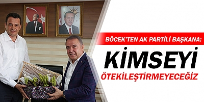 Muhittin Böcek'ten AK Partili başkana mesaj...