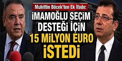 Muhittin Böcek'ten Ek İfade: 