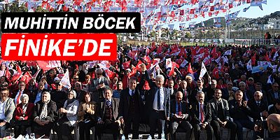 Muhittin Böcek'ten Finike ziyaretleri