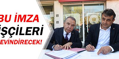 Muhittin Böcek’ten işçileri sevindiren imza!