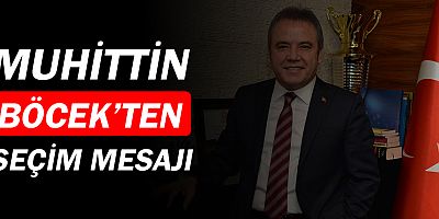 Muhittin Böcek'ten seçim açıklaması!